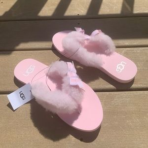 UGG FUR FLIP FLOP